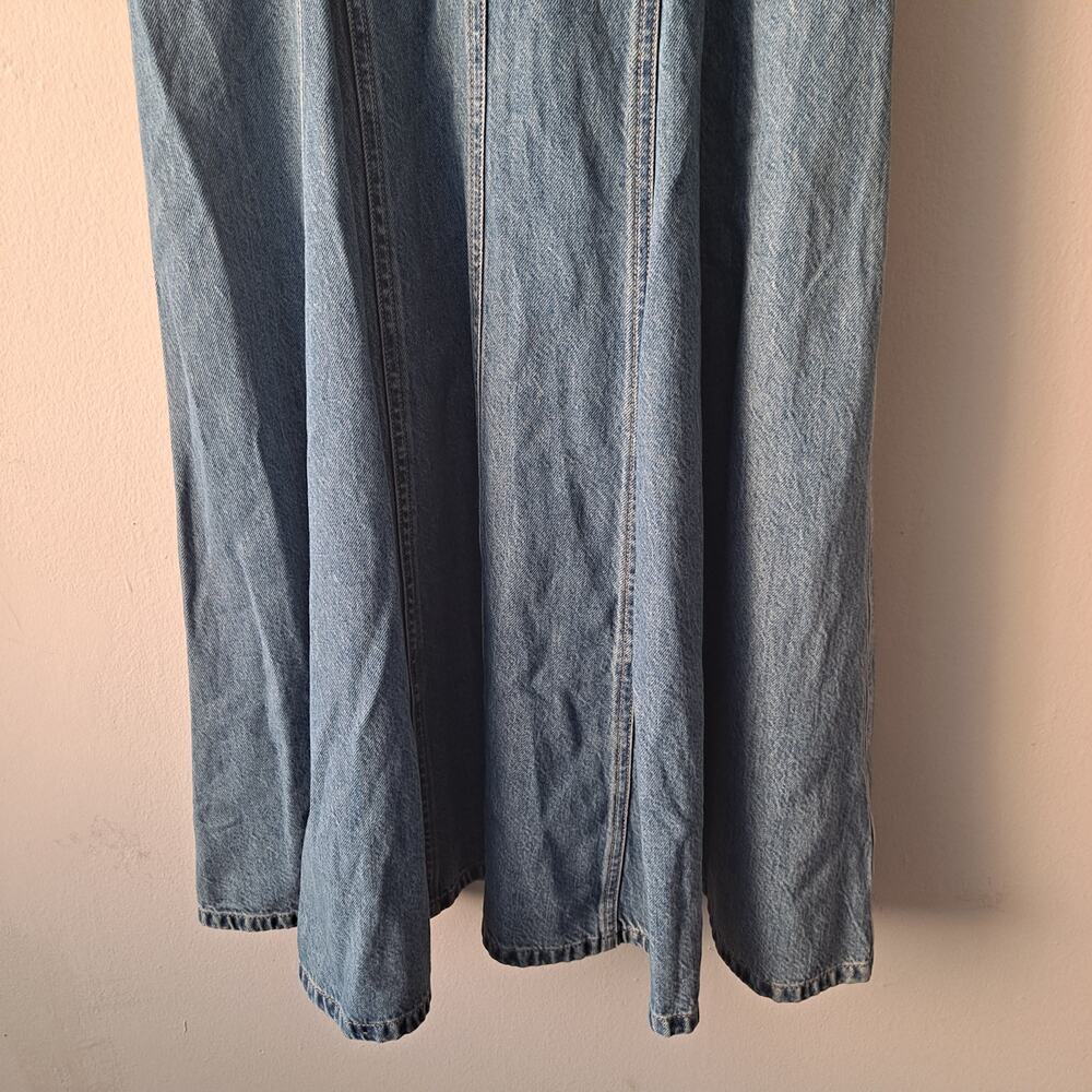 NWT Madewell Pleated Midi Shirtdress Airy Denim Edition Billings Wash Size 6 - Picture 10 of 16